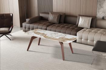 Ovale salontafel pandora keramiek 120 cm