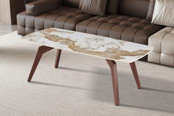 Ovale salontafel pandora keramiek 120 cm