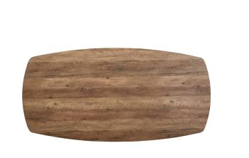 deens ovale eettafel mangohout decor 200 cm