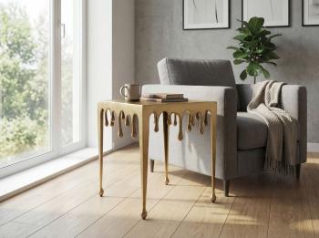 design bijzettafel goudkleurig 45 cm