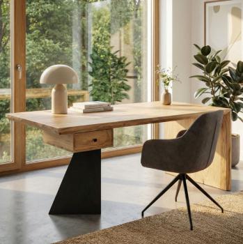 Design bureau acaciahout 180 cm