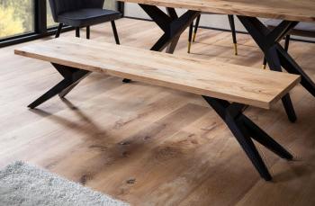 Design eettafel bank acaciahout 160 cm