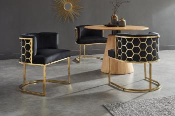 design stoel grijs fluweel zilver frame