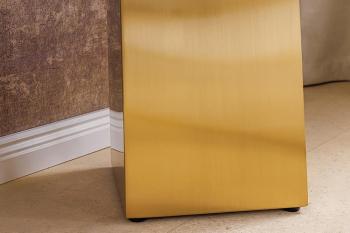 Sidetable goud marmer 140 cm
