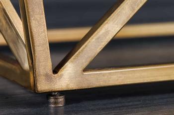 Diamant Sidetable messing mangohout 119 cm
