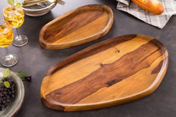 dienbladen set massief sheesham hout