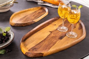 dienbladen set massief sheesham hout