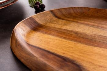 dienbladen set massief sheesham hout