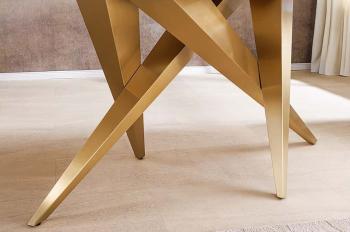 Eetkamertafel art design ceramic gold 200 cm