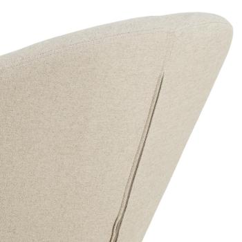 moderne draaibare fauteuil beige stof