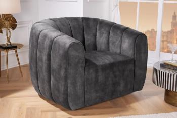 draaibare fauteuil donkergrijs