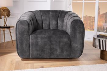 draaibare fauteuil donkergrijs