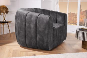 draaibare fauteuil donkergrijs