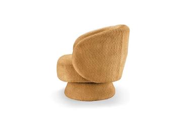 Draaibare fauteuil geel