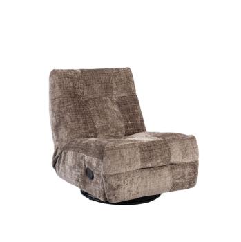 Draaibare relaxfauteuil clay stof
