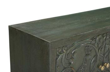 Dressoir antiekgroen mangohout 175 cm