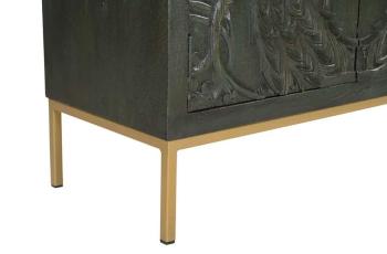 Dressoir antiekgroen mangohout 175 cm