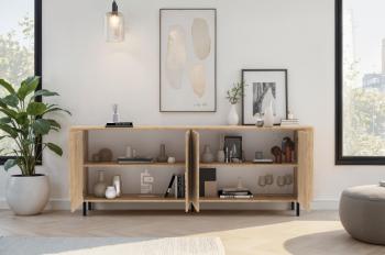 Sideboard eiken cadiz 230cm