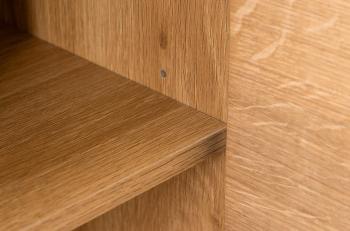 Ovaal dressoir eiken 120 cm