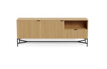 dressoir eiken kleur 180cm met lamellen