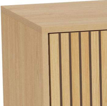 dressoir eiken kleur 180cm met lamellen