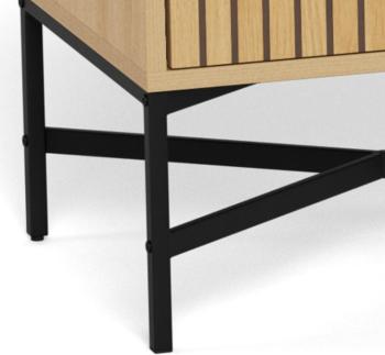 dressoir eiken kleur 180cm met lamellen