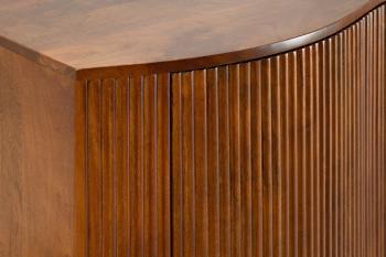Retro dressoir mangohout warm bruin 177cm