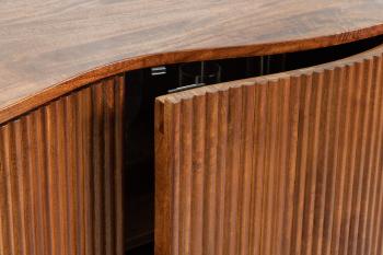 Retro dressoir mangohout warm bruin 177cm