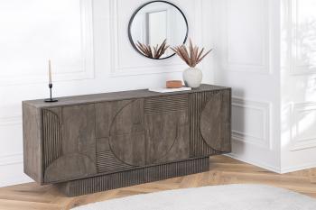 Dressoir grijs mangohout 170 cm