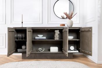 Dressoir grijs mangohout 170 cm