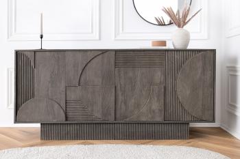 Dressoir grijs mangohout 170 cm