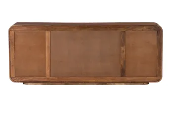 TV-dressoir mangohout donkerbruin 177 cm