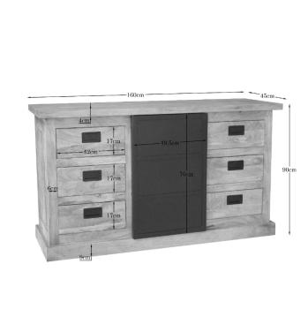dressoir mango 140 cm