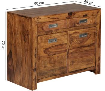 dressoir sheesham hout 90 cm