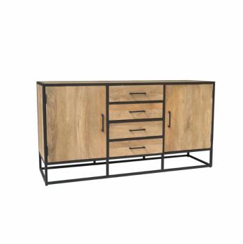 Dressoir mango metaal 165 cm