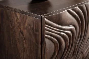 sideboard mangohout donkerbruin 177 cm