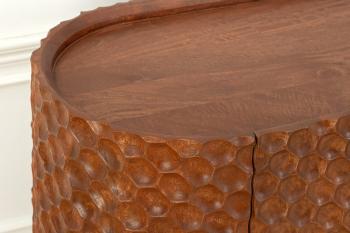 Dressoir bruin mangohout 177cm honingraat