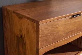 dressoir mangohout met LED verlichting 180 cm