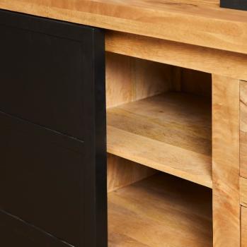 Industrieel dressoir mangohout metaal 160 cm