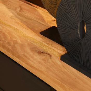 Industrieel dressoir mangohout metaal 160 cm