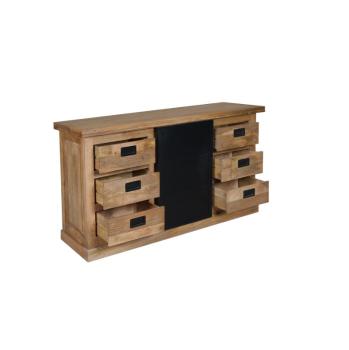 Industrieel dressoir mangohout metaal 160 cm