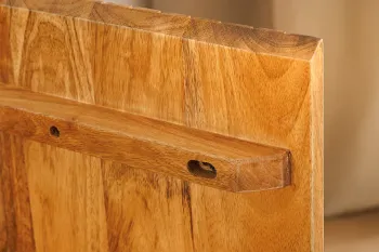 Dressoir mangohout naturel bruin 160 cm