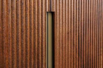 Dressoir mangohout met zwart marmer 160 cm