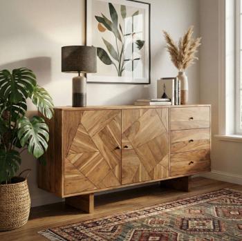 Dressoir acaciahout massief 150 cm