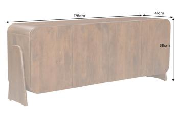 Dressoir massief mangohout 175 cm
