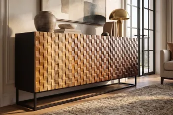Modern mango dressoir multicolor 177 cm