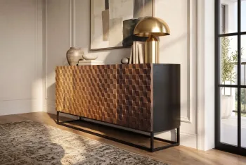Modern mango dressoir multicolor 177 cm