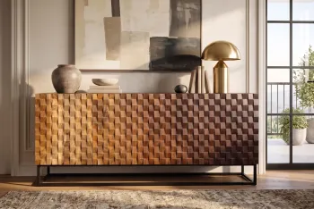 Modern mango dressoir multicolor 177 cm