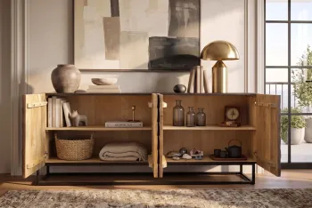 Modern mango dressoir multicolor 177 cm