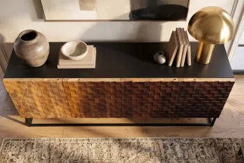 Modern mango dressoir multicolor 177 cm